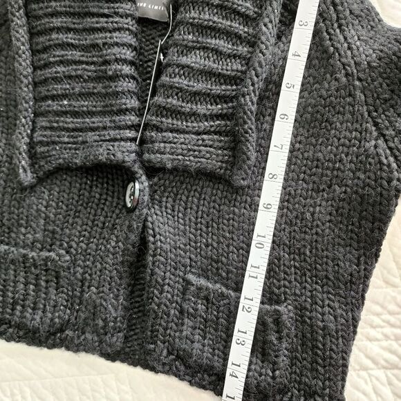 The Limited alpaca and wool blend cropped cardigan sweater - Picture 7 of 10